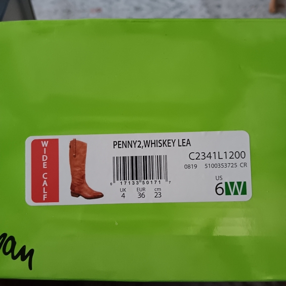 SAM EDELMAN PENNY WHISKEY WIDE CALF LEATHER BOOTS size 6W NWT - Picture 4 of 8